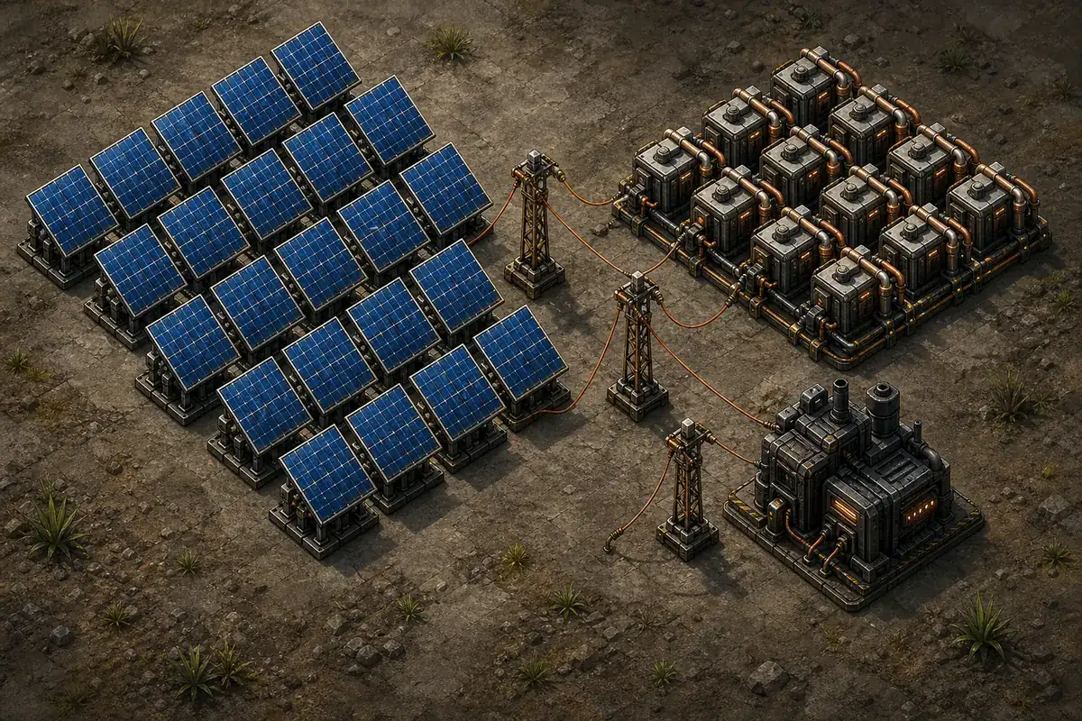 Factorio Solar-Rechner Guide: Solarpanels, Akkumulatoren und das 25:21-Verhältnis